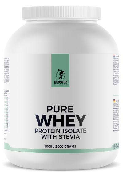 Stevia Whey Protein Isolate 2000g - Framboos - Stevia