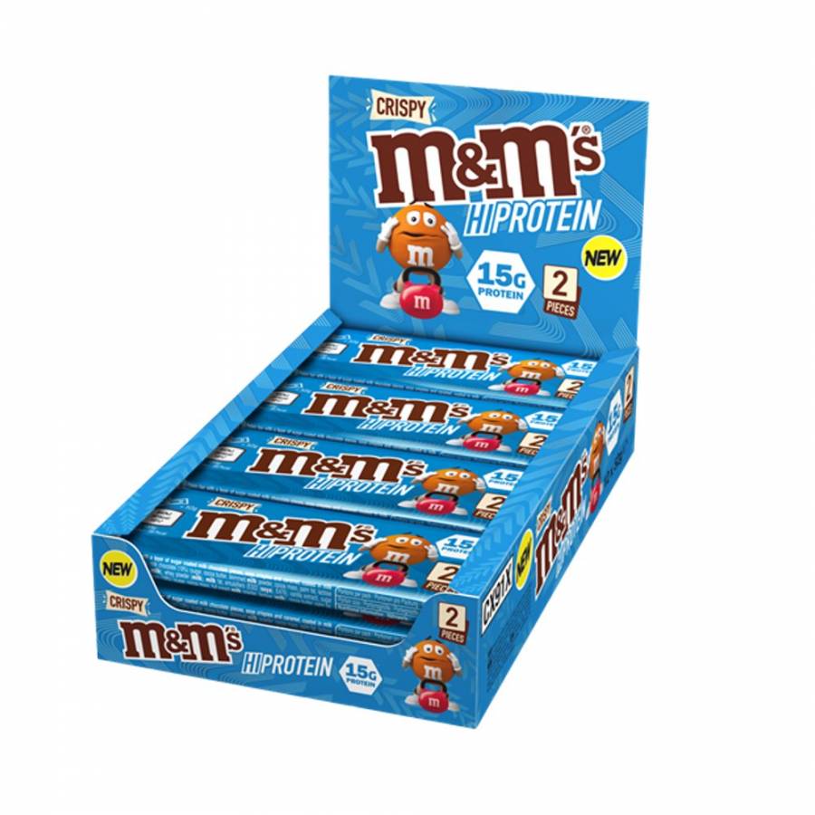 M&M Hi Protein 12 x 51g box